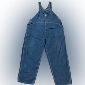 Liberty Bib Men's Blue Denim Overalls - Classic Workwear Style size 52